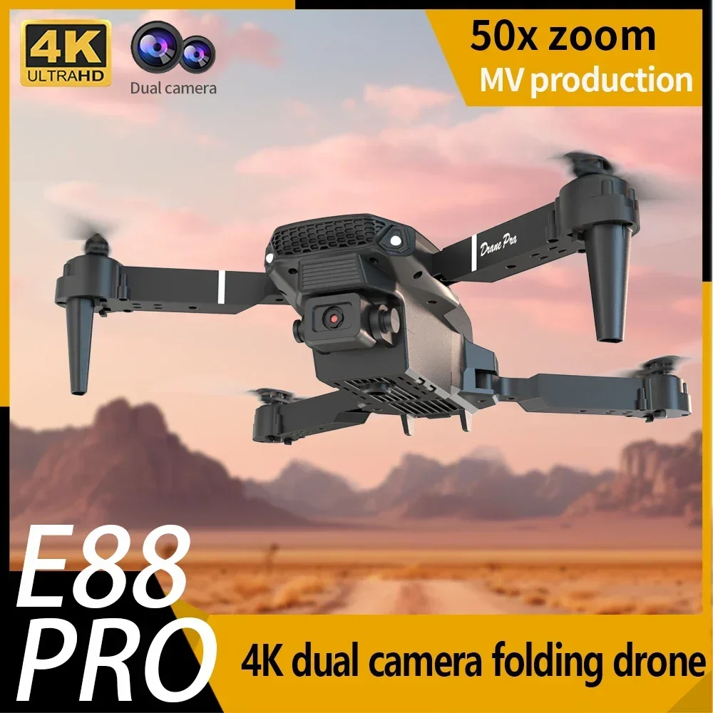 Mini Dron plegable E88 con cám - Eachine Drone E58 reseña y precio