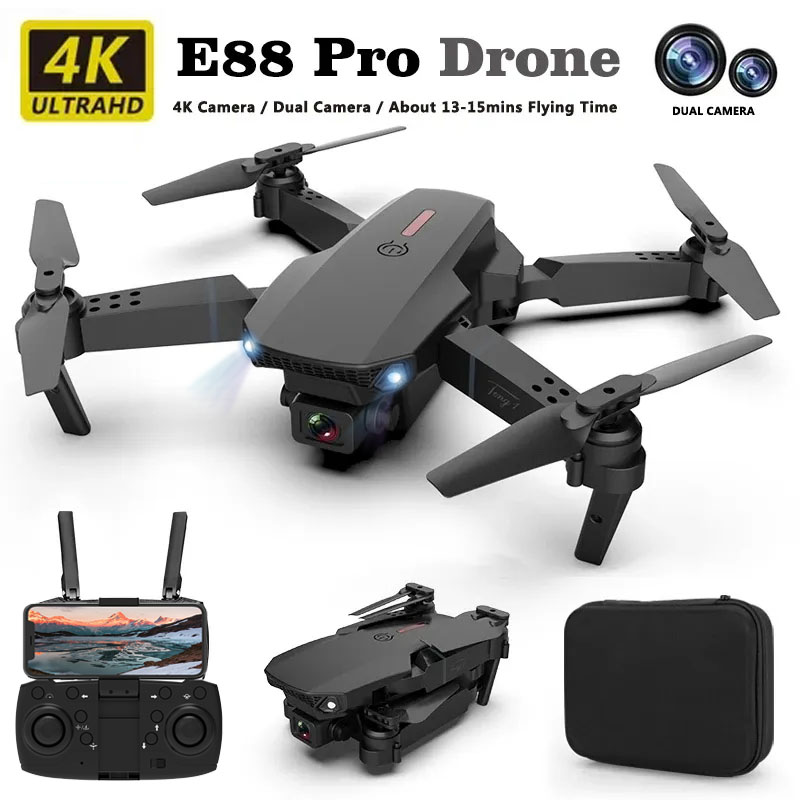 Dron profesional E88pro, flujo - Eachine Drone E58 reseña y precio
