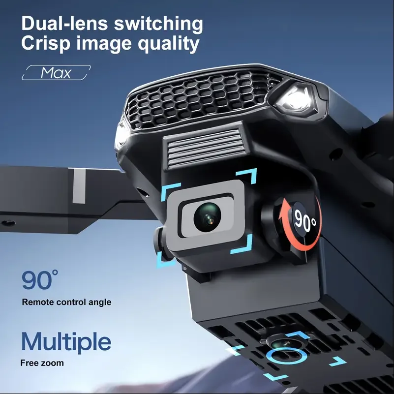 2025 E88 Drone Cámara dual HD, - Eachine Drone E58 reseña y precio