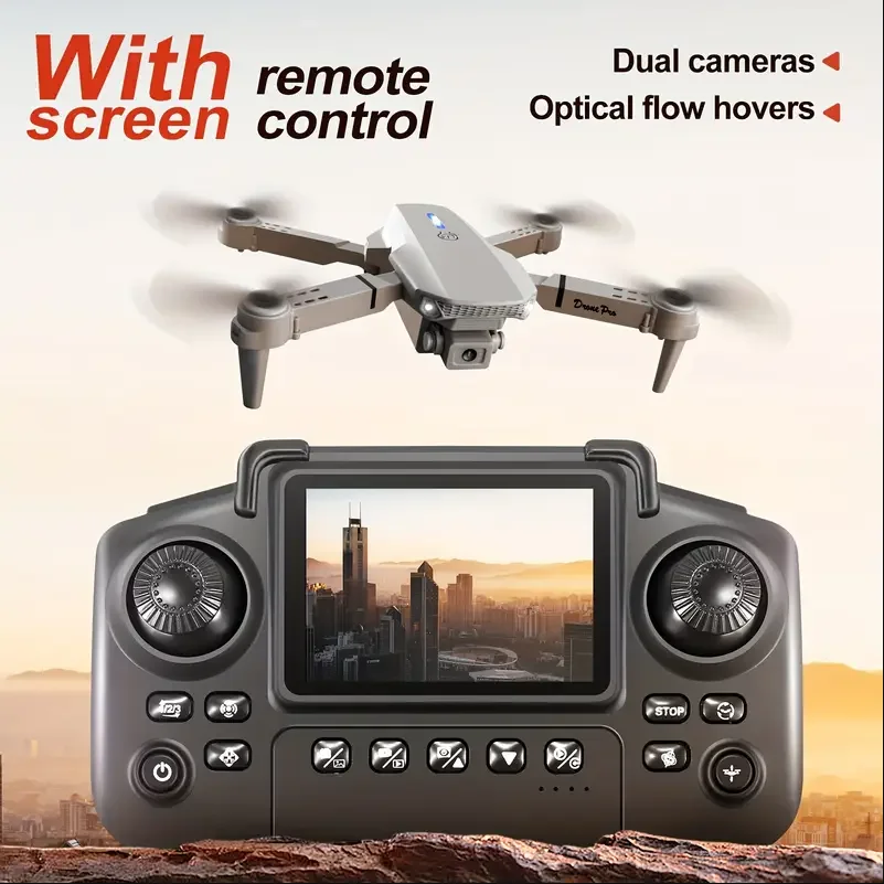 2025 E88 Drone Cámara dual HD, - Eachine Drone E58 reseña y precio